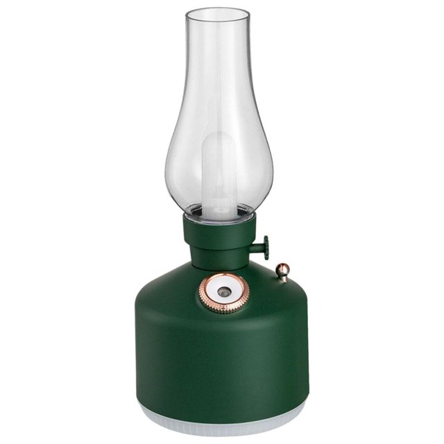 Mini humidificador Lámpara de queroseno Aromaterapia Difusor de aceite esencial Verde Zulema dormitorio de humidificadores