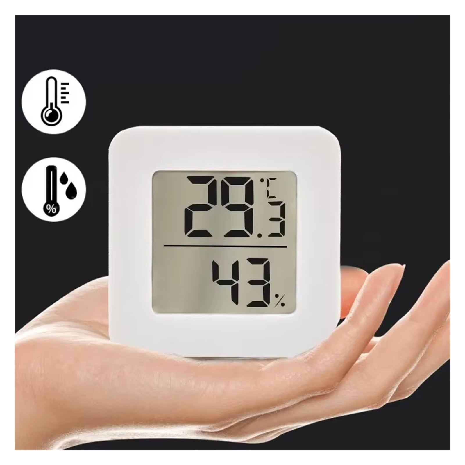 Digital Thermometer Hygrometer Indoor Mini Temperature LCD Electronic Monitor Outdoor Room ,Simple Operation