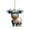 D, variant on YOHAVEN Farmhouse Christmas Ornament, Cute Cow Pendant Car Hanging Decoration Rustic Holiday Xmas Tree Decor For Door Wall Backpack Party