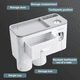 thumbnail image 3 of Porta Cepillos Dentales Pared Con Dispensador De Pasta Xtellar blanco, 3 of 3
