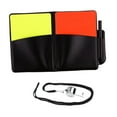 thumbnail image 3 of Juego de tarjetas de árbitro de fútbol, ​​equipo de árbitro, fútbol deportivo, tarjetas rojas y amarillas para competición, partido de fútbol, ​​campo, 3 of 8