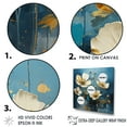thumbnail image 3 of Designart "Buttercups Against Canvas" Buttercups Floater Framed Wall Art Prints, 3 of 5