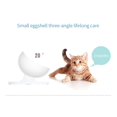 thumbnail image 4 of Cuenco Para Mascotas Con Inclinación Ajustable De Cáscara De Huevo, Cuenco De Alimentación Para Gatos, Reduce El Dolor De Cuello De Gatos Y Cachorros Yuarrent PT001471-01, 4 of 7