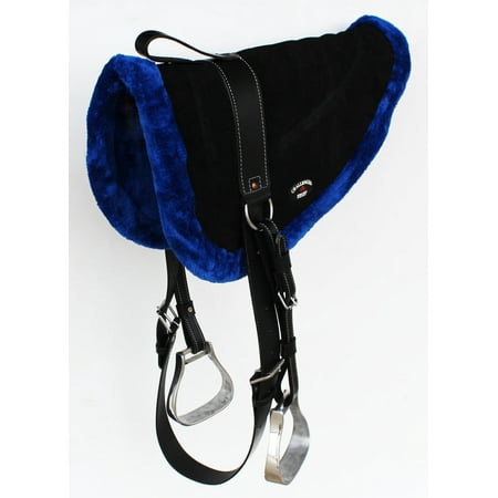 Seude Leather - Horse SADDLE PAD Western Suede Leather Bareback Girth Stirrups 39148-153