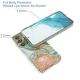 thumbnail image 5 of Feishell Marble Pattern Case for Samsung Galaxy S24, Full Body Protection Hybrid Shockproof Phone Cover,  Slim Lightweight Fashion Case for Samsung Galaxy S24 Women Girls - Green Marble, 5 of 7
