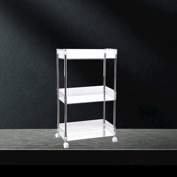 Estante De Almacenamiento Para Dormitorio, Estantería De Almacenamiento De Múltiples Capas, Estable De Acrílico Para Baño