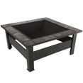 thumbnail image 6 of Pure Garden 33-Inch Outdoor Fire Pit with Screen, Cover, and Poker (Black), 6 of 8