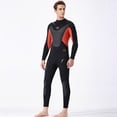 thumbnail image 3 of Naiovety Trajes de neopreno traje de buceo ultrafino de secado rápido para hombres y hombres traje de neopreno pantalones de manga larga protección Deportes acuáticos negro/naranja XL Naiovety OD003281-09, 3 of 6
