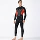 thumbnail image 4 of Advancent Trajes de neopreno Traje de buceo Pantalones de manga larga de secado rápido Protección solar de una pieza Mantener el calor para bucear Deportes acuáticos negro/naranja S Advancent OD003281-06, 4 of 6