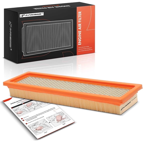 A-Premium Engine Air Filter Compatible with Chevrolet Caprice 1990-1993 5.7L & Buick Commercial Chassis 1991-1993, Roadmaster 1991-1993 & Oldsmobile Custom Cruiser 1991-1992