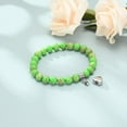 thumbnail image 5 of Cremation Jewelry Heart Urn Bracelet for Ashes for Women Men Adjustable Memorial Keepsake Tiger Eyes Bead Bracelet, 5 of 7
