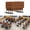 Walnut2 61in, variant on 2PCS Conference Table with Wheels, 47.2“ Folding Conference Table, Flip Top Nesting Training Table, Large Mobile Meeting Tables for Office