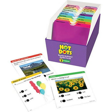 Hot Dots Standards-Based Science Review Card Set, Grade 2