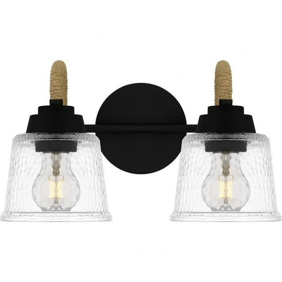 2 Light Bath Vanity in Coastal Style-8.25 inches Tall and 14.5 inches Wide Bailey Street Home 71-Bel-5173451