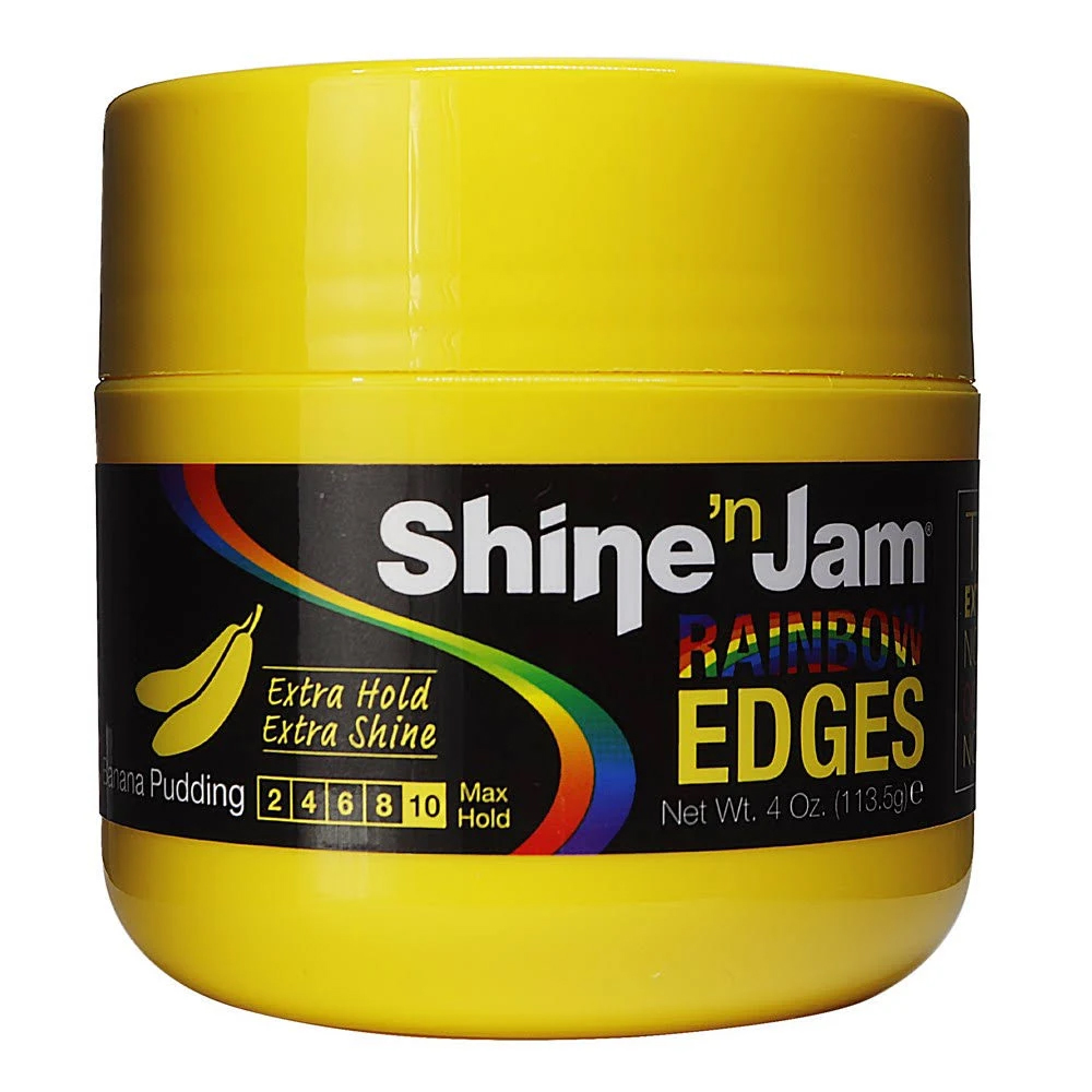 Ampro Shine N Jam Rainbow Edges, Banana Pudding 4 oz