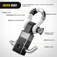 thumbnail image 3 of Receptor Shackle Hitch Nilight de 2 pulgadas y 20.412 kg Breaking, 3 of 6