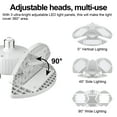 thumbnail image 5 of Great Value LED 30W Daylight E26 Medium Base Garage Light with 3 Adjustable Lighted Blades, 5 of 11