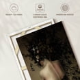 thumbnail image 6 of Elephant Stock Night Scented Girl Wall Art - Vertical Canvas Wall Art - Living Room Wall Decor - Gothic Canvas - Brown And Beige Decor By Kiyo Murakami - 30" x 45", 6 of 8