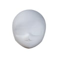 thumbnail image 1 of LSLJS Hand Masquerades Blank Paintable for Kid Adult Halloween Costume White Embryo Plastic PVC Mask Matte White Frosted Blank Face Hand-painted Halloween Decorations Halloween Party Supplies, 1 of 5