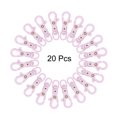thumbnail image 3 of Ganchos de Langosta de Plástico Uxcell, Clips de Activación de Lanyard, Rosa, 3 of 5