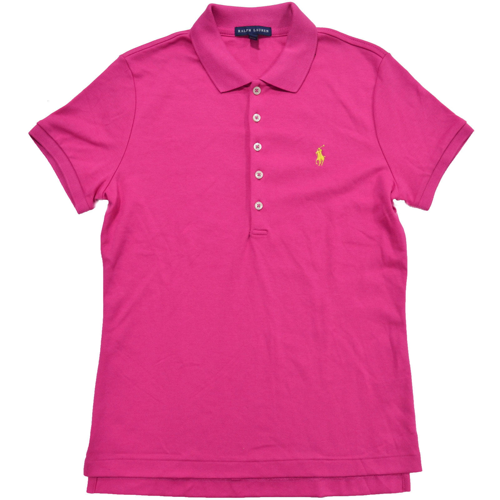 ralph lauren pink polo shirt womens