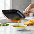 thumbnail image 4 of QUANSHANGJU 11 Inch Nonstick Grill Pan & Griddle Pan for Stove Tops, Aluminum Square Cooking Pan, 4 of 10