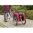 TRIXIE Foldable 2in1 Bicycle Trailer for Small Dogs with Windows