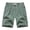 Army Green, variant on Men's Shorts Elastic Waistband With Pockets Under $10 Solid Color Polyester Shorts Outdoor Sports Versatile And Casual Five Quarter Pants