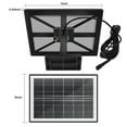 thumbnail image 4 of LED Solar Chandelier Outdoor Hanging Light | Motion Sensor | Remote Control | Waterproof | Energy Efficient | Courtyard Patio Camping Tent Lamp | Multi-Purpose | 1 Lamp + Solar Panel + Remote, 4 of 9