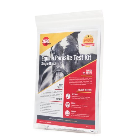 UPC: 0860001432800 | Zero Egg Count Equine Parasite Test Kit
