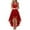 Red, variant on Womens Cocktail Dress, Elegant Sleeveless Evening, Wedding Festive, Bridesmaid