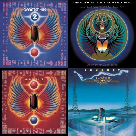 Journey's Greatest Hits Vol.2 & Captured & Greatest Hits & Raised On Radio [CD Bundle]