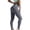 Gray, variant on Leggings for Women Seamless High Waisted Slim Full Length Running Yoga Pants Athletic Workout Tights