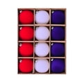 thumbnail image 2 of Adornos Colgantes Estrella Día de la Independencia | Decoraciones Patrióticas de 6cm con Flocado | Suministros para Fiesta en Rojo, Blanco y Azul para Decoración Interior y Exterior | Set de 12, 2 of 6