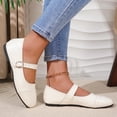thumbnail image 2 of Xucatan Women's Round Toe Mary Jane Flats, Adjustable Ankle Strap Loafers, Cushioned Soft Sole Comfortable Shoes for Office Daily Gift, 2 of 9