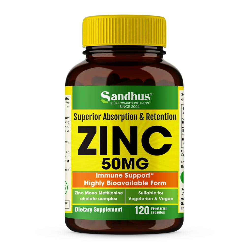 High Potency Zinc 50mg Highly Absorbable Immune Support Booster Best Zinc For Adults Zinc 5287