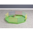 thumbnail image 4 of Multipurpose Pet Playpen, Easy Assembly Foldable 8-Panel Metal Dog Fence, Ideal for Small Animals Galvanized Metal Construction, Portable Exercise Pen, 13 Inch Multi-Color Design, 4 of 6