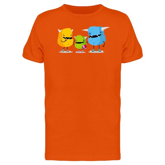 Family Of Three Cute Monster Tee Men's -Image by Shutterstock