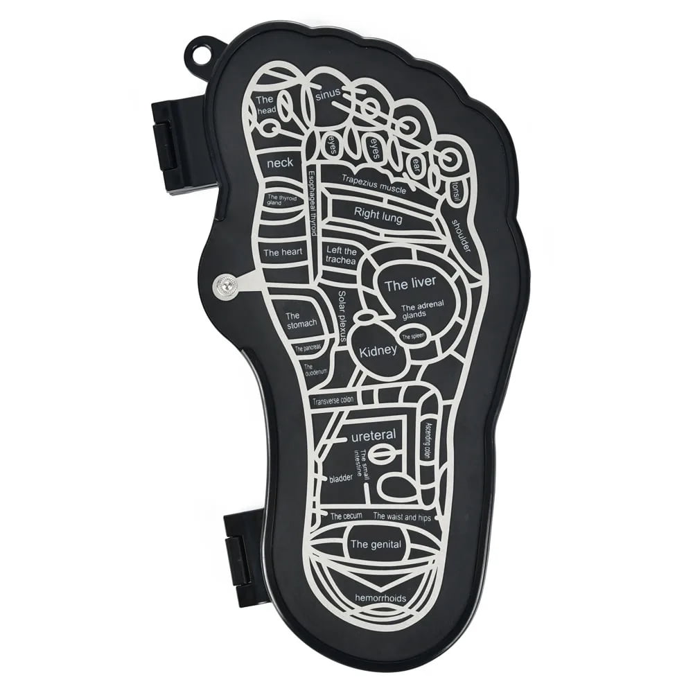 EMS Foot Massager Pad with Romote Control, Electric USB Rechargeable Foot Massage Mat with 8 Modes 19 Intensity Promote Blood Circulation