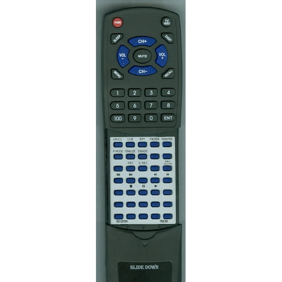 Replacement Remote for TASCAM 3E0123700B, RT3E0123700B, RCRW700, CDRW4U
