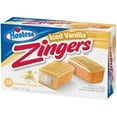 HOSTESS Iced Vanilla ZINGERS, Iced Vanilla Cakes 12.70 oz, 10 Count