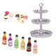 thumbnail image 1 of Kit de Accesorio de Comida para Casa de Muñeca Miniatura 1/12 Bandeja de 3 Capas + Bebidas + Postres Sunnimix Bebidas en miniatura de la casa de muñecas, 1 of 6