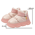 thumbnail image 5 of Mini Botas De Nieve Cortas Mujer Cálidas De Invierno 26 MX, Rosa, 5 of 5