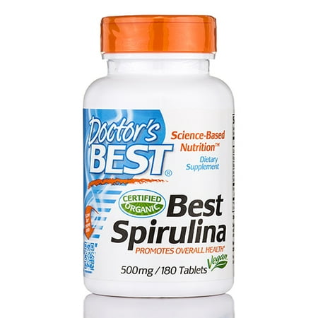 Les meilleurs Spirulina 500 mg - 180 comprimés par Doctor's Best