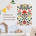 thumbnail image 4 of FORMRS Acrylic Clipboard with Low Profile Clip Standard A4 Letter Size, 12.5" x 9", Beige Red Floral, 4 of 8