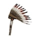 thumbnail image 5 of Tocado de plumas artificiales estilo , diadema unisex para fiestas y espectáculos de danza., 5 of 10