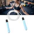 thumbnail image 1 of LED  Rope, Ergonomic Handle Cool Luminous Skipping Rope Exercise  Rope Toy, with Fiber Optic Design ABS Material for Students Adults Fitness, Provide Visual Enjoyment and  Exercise, 1 of 7