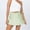 Green, variant on Babysbule Women Skirts Women's Casual Fashion Solid Color Cropped Navel Tie Zipper Temperamental Commute Skirt