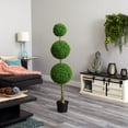 thumbnail image 5 of Nearly Natural 5.5 ft. Triple Ball Boxwood Artificial Topiary Tree, UV Resistant (Indoor/Outdoor), 5 of 5