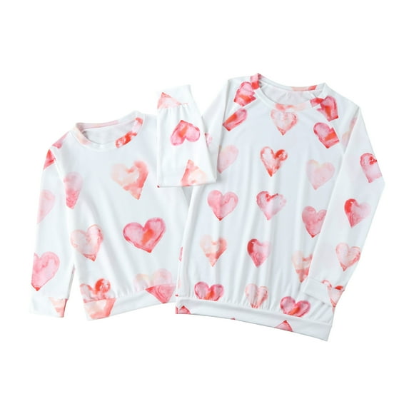 Family Matching Clothes Mother Daughter Son Outfits Women Mom Jumper Baby Girl Boys Sweatshirts Tops